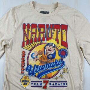 New Naruto 2002 Long Sleeve T-Shirt Boys XL Team 7‎ Kakashi Hidden Leaf Uzumaki